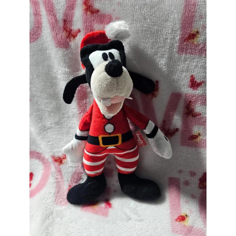 Disney Fetch For Pets Goofy Plush Squeaky Toy Christmas Santa Suit 9" Cartoon